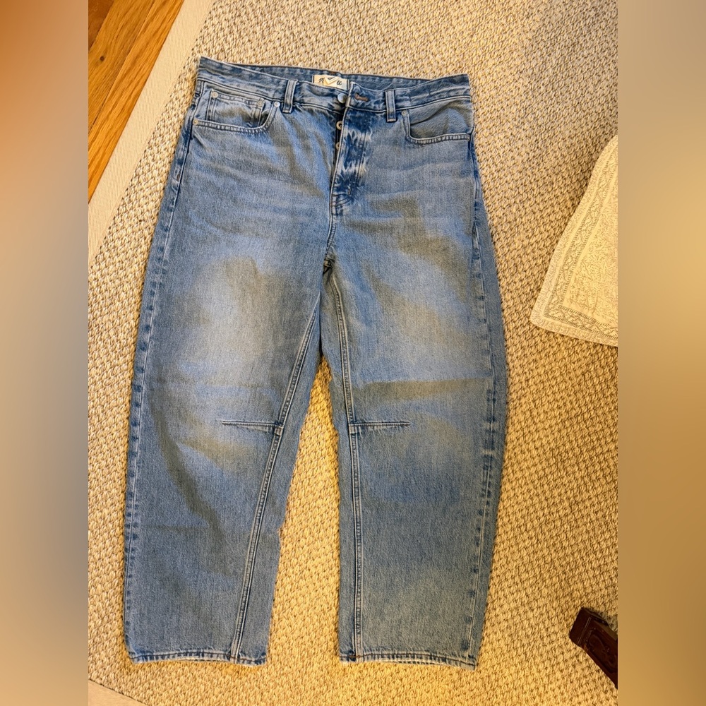 Madewell Darted Barrel Jean